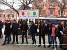 Молодёжь Дона организовала для ростовчан «галерею безопасности дорожного движения»