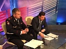 Командир Полка ДПС ГИБДД  выступил в прямом эфире