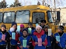 Юные инспекторы движения сельских районов Ростовской области присоединились к акции «Безопасная зимняя дорога»
