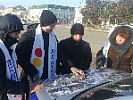 В День студента сотрудники ГИБДД совместно с объединением «Дорожные патрули» провели акцию «За безопасность на дорогах»