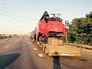 В Ростовской области инспекторами ДПС пресечены шесть фактов нарушений правил перевозки крупных и тяжеловесных грузов