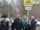 Представители донской общественности, средств массовой информации и сотрудники Госавтоинспекции поддержали акцию #Добрый знак