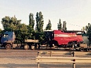 В Ростовской области сотрудниками Госавтоинспекции пресечены два факта нарушений правил движения тяжеловесных и крупногабаритных транспортных средств