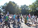 В Ростовской области День флага Российской Федерации отметили велопробегом